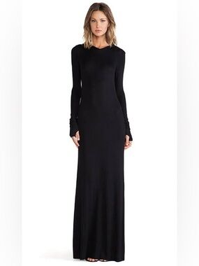 Revolve sen Romina Maxi Dress Black